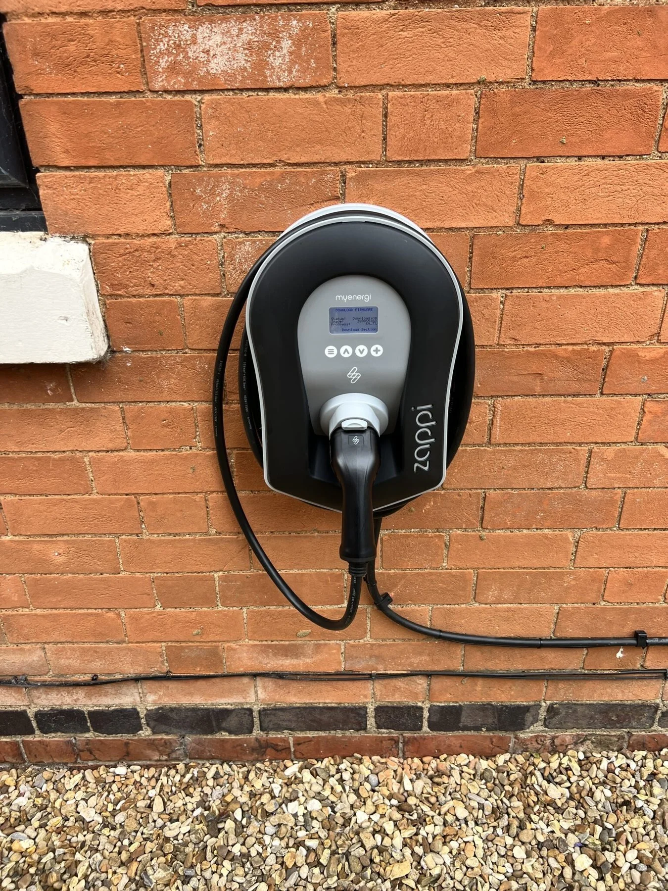 Installed home EV charger